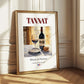 Tannat – French Red Wine, Vinoteca Illustration