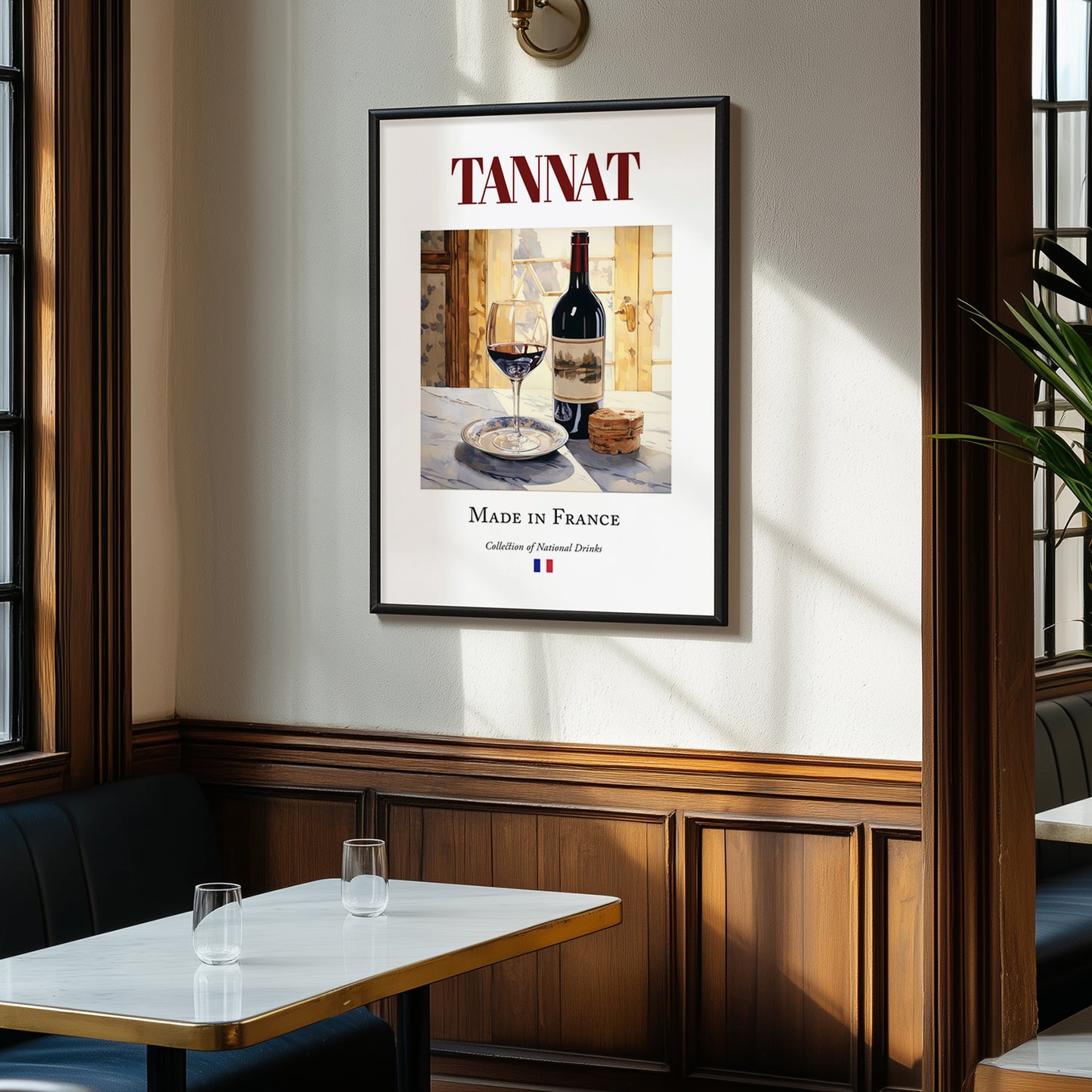 Tannat – French Red Wine, Vinoteca Illustration, clean layout with no caption