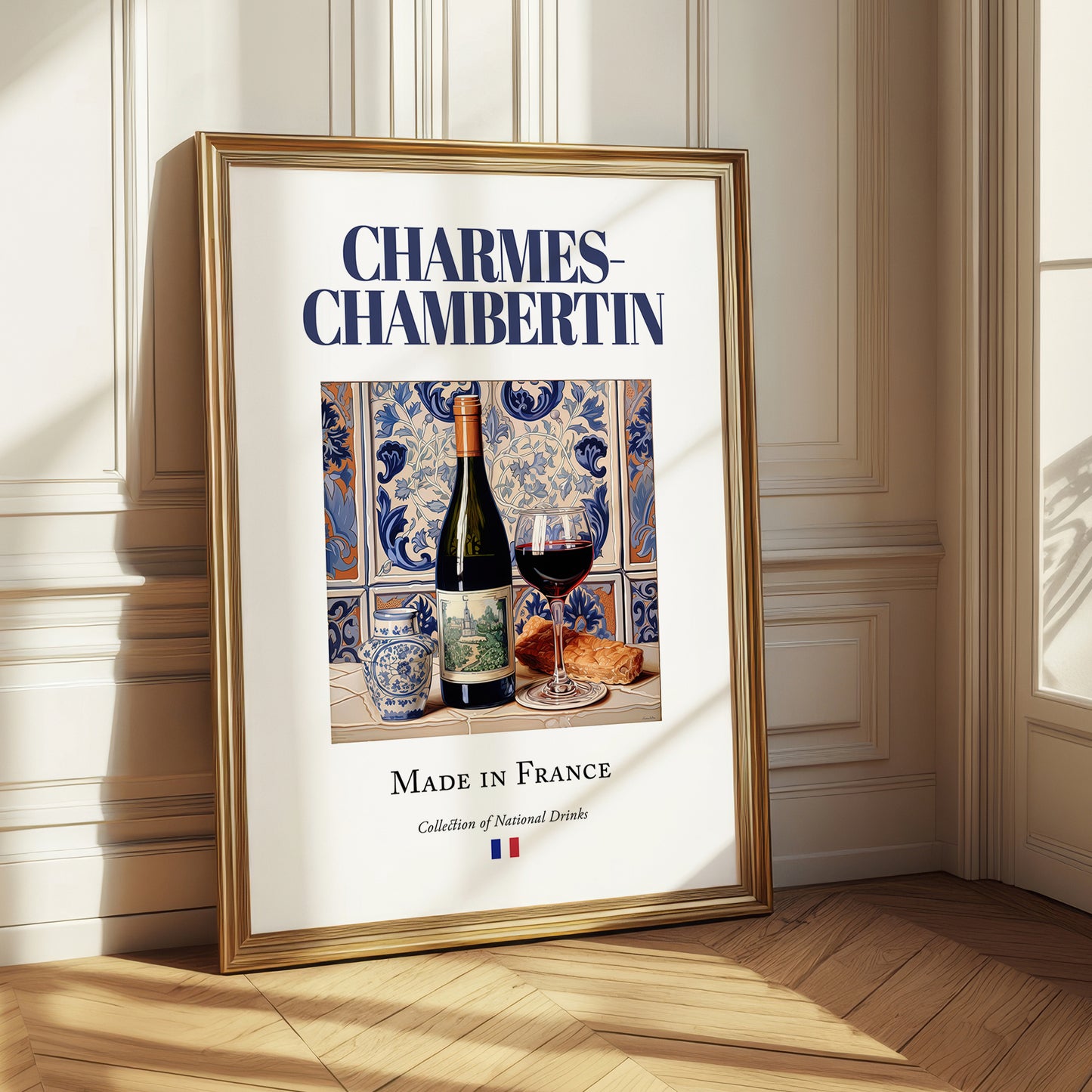Charmes-Chambertin – French Red Wine, Wine Bar Art
