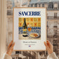 Sancerre – French White Wine, Wine Bar Still Life, styled in a charming Paris street view