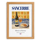Sancerre – French White Wine, Wine Bar Still Life, set in oak frame