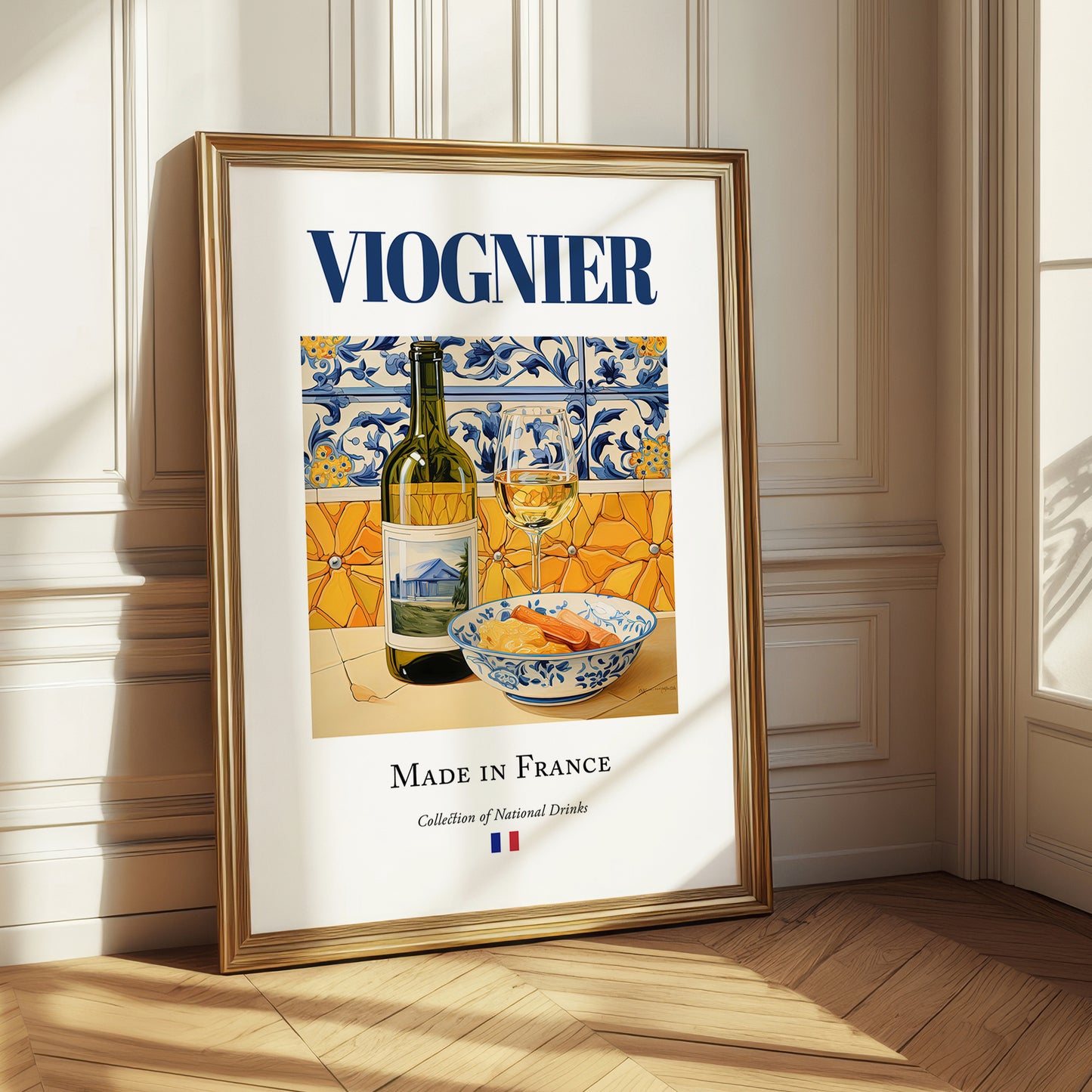 Viognier – French White Wine, Wine Bar Poster