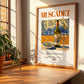 Muscadet – French White Wine, Vinoteca Print, no-text version framed in wood