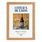 Coteaux du Layon – French Dessert Wine, Bodega Poster, set in oak frame
