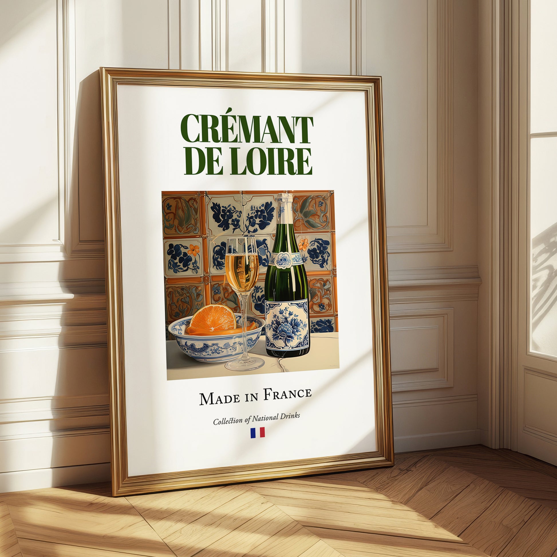 Crémant de Loire – French Sparkling Wine, Wine Bar Illustration