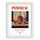 Pommeau – French Liqueur Drink, Sky Bar Poster, placed in minimal white frame