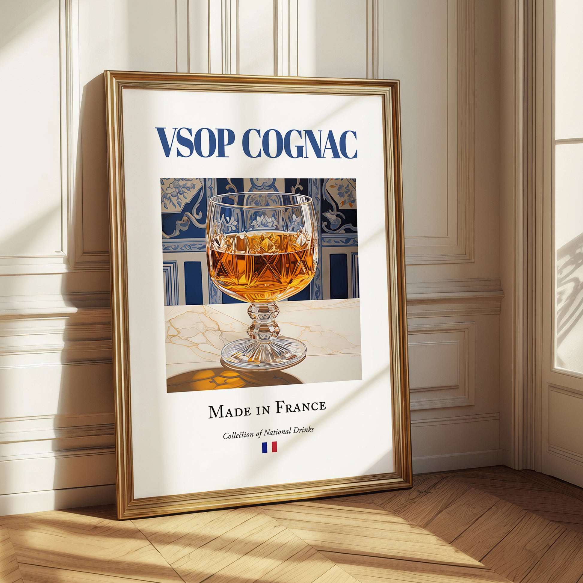 VSOP Cognac – French Spirit Drink, Speakeasy Wall Art