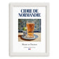 Cidre de Normandie – French Cider Cider, Cidreria Print, placed in minimal white frame
