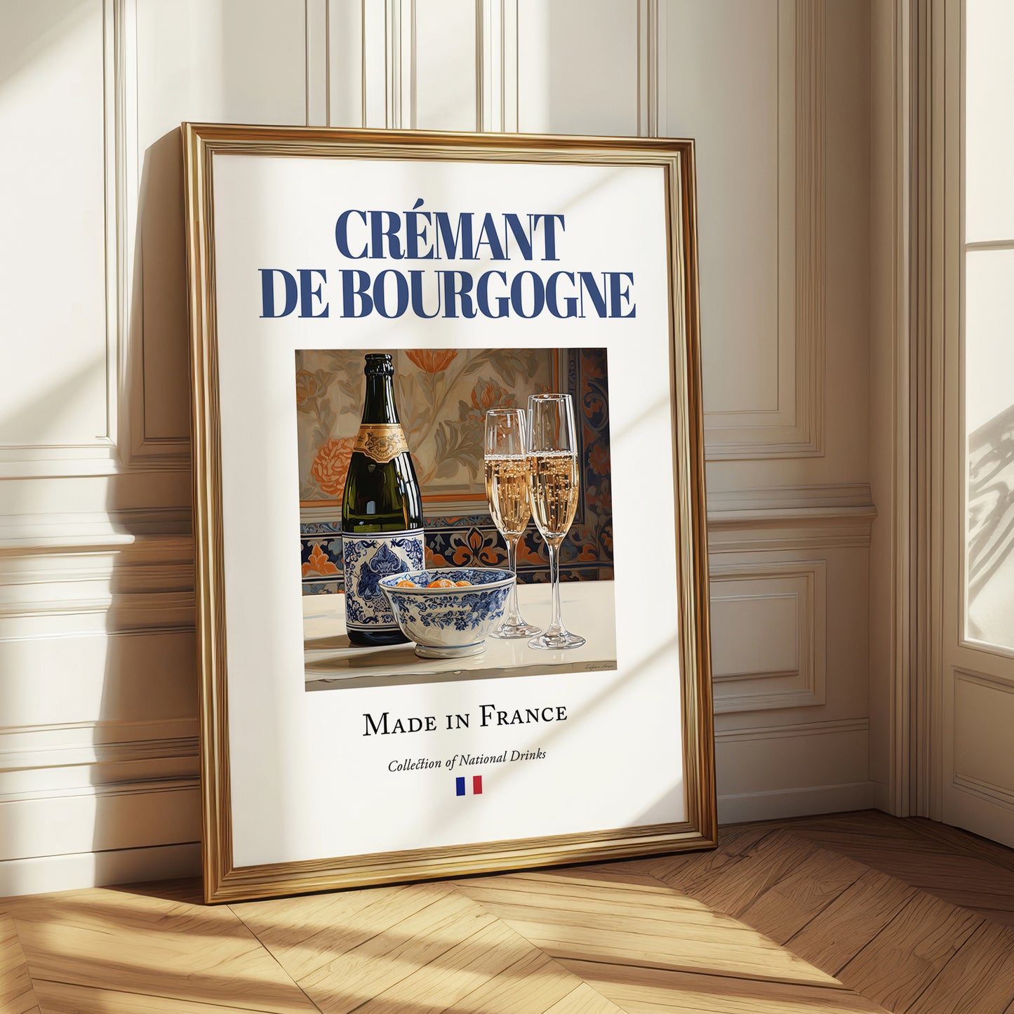 Crémant de Bourgogne – French Sparkling Wine, Wine Bar Poster