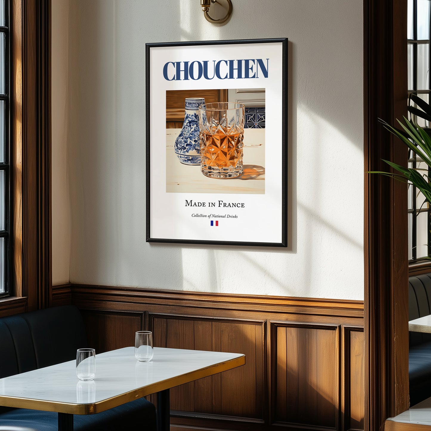 Chouchen – French Beverage Drink, Cocktail Lounge Poster, clean layout with no caption