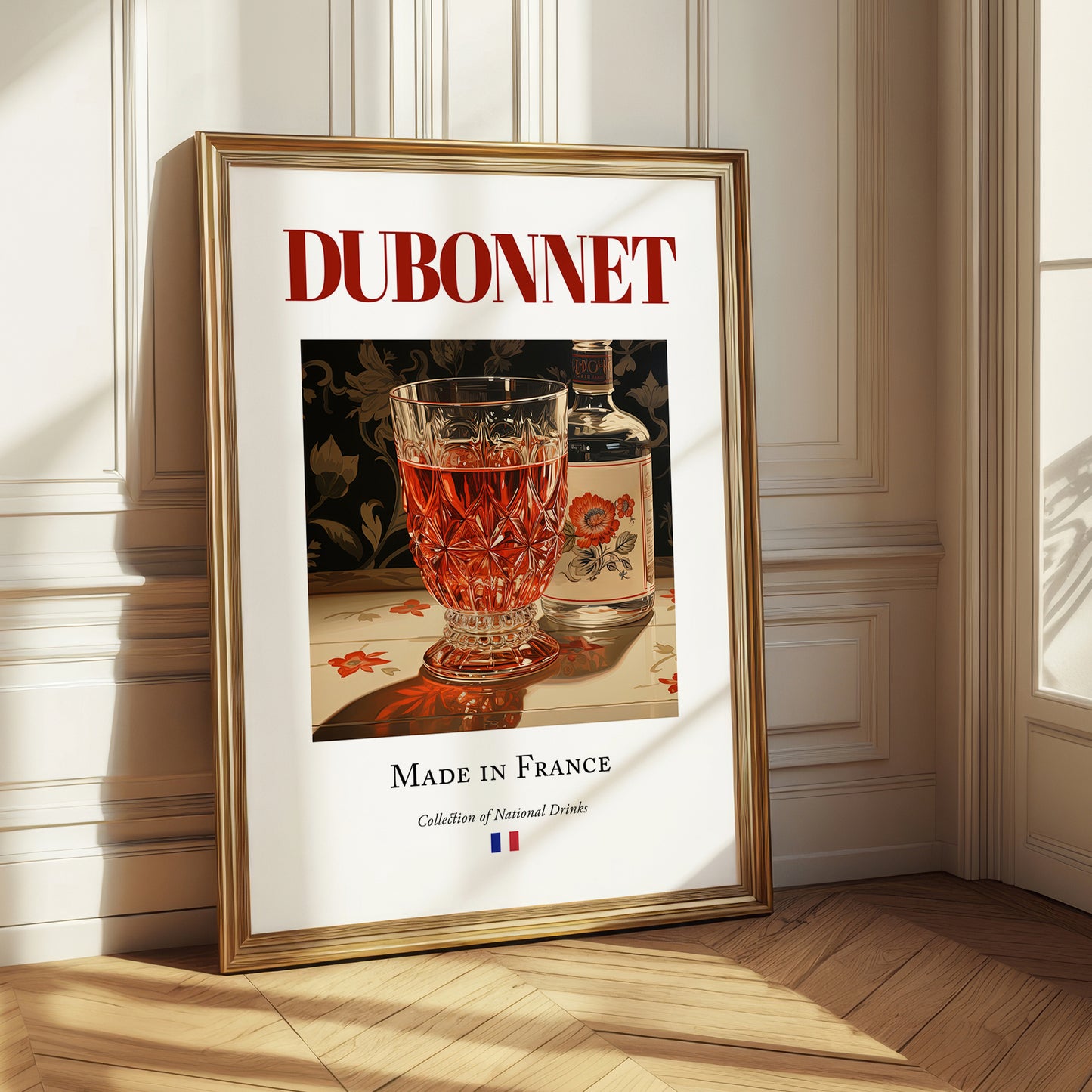 Dubonnet – French Liqueur Drink, Cocktail Lounge Poster