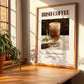 Irish Coffee – Irish Coffee, Street Café Art, no-text version framed in wood