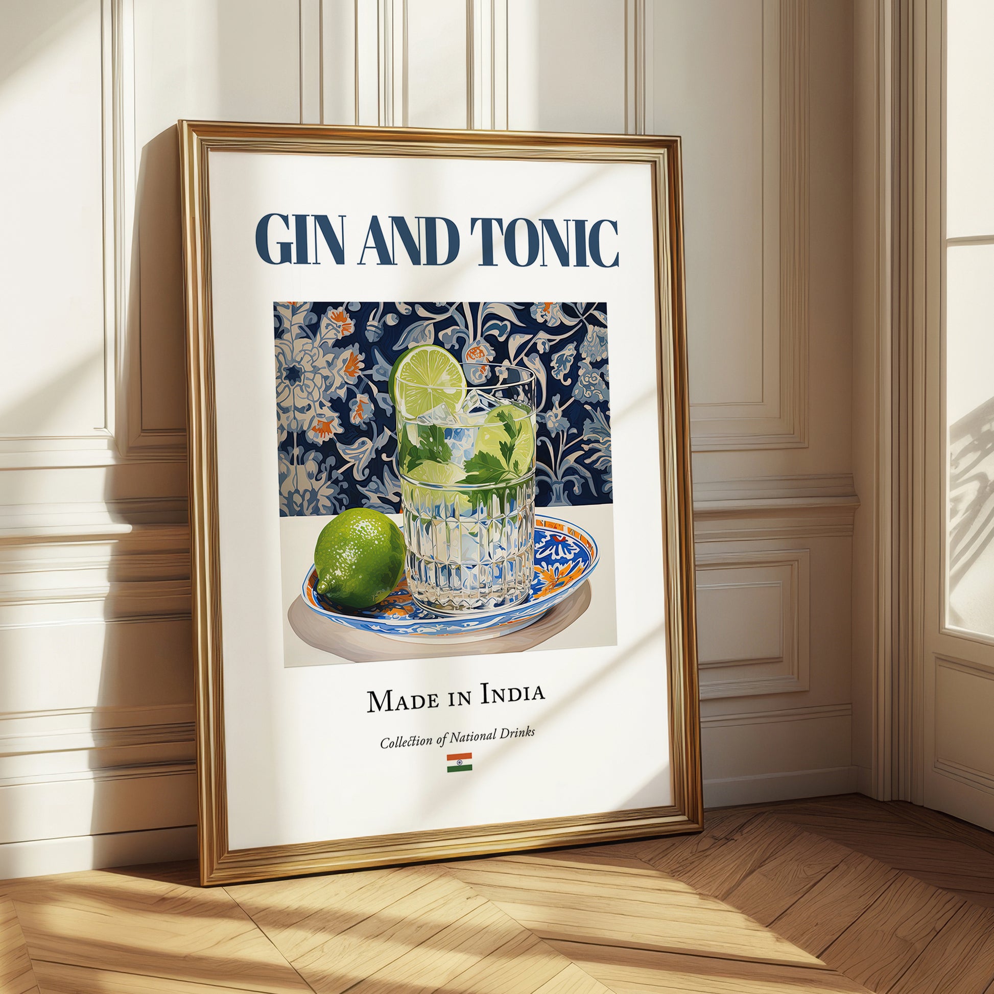 Gin and Tonic – Indian Cocktail Drink, Beach Bar Still Life