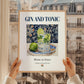 Gin and Tonic – Indian Cocktail Drink, Beach Bar Still Life, styled in a charming Paris street view
