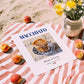 Macchiato – Italian Coffee, Book Café Wall Decor, unframed on coastal sand