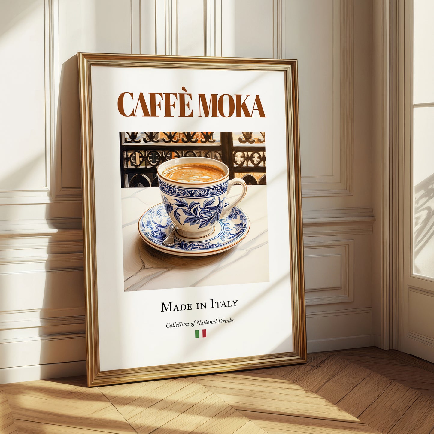 Caffè moka – Italian Coffee, Book Café Illustration
