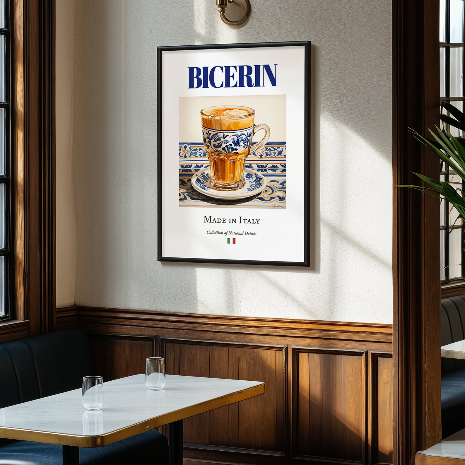Bicerin – Italian Coffee, Book Café Art, clean layout with no caption