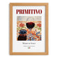 Primitivo – Italian Red Wine, Vinoteca Wall Art, set in oak frame