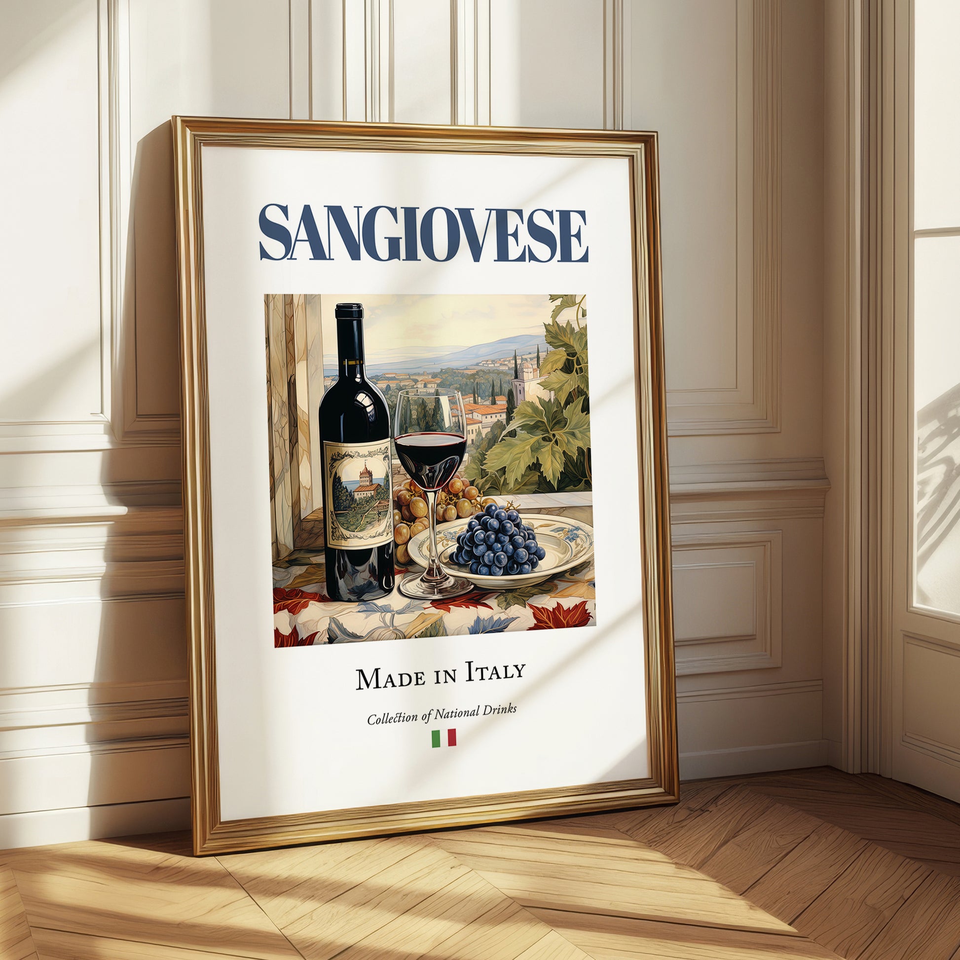 Sangiovese – Italian Red Wine, Vinoteca Print