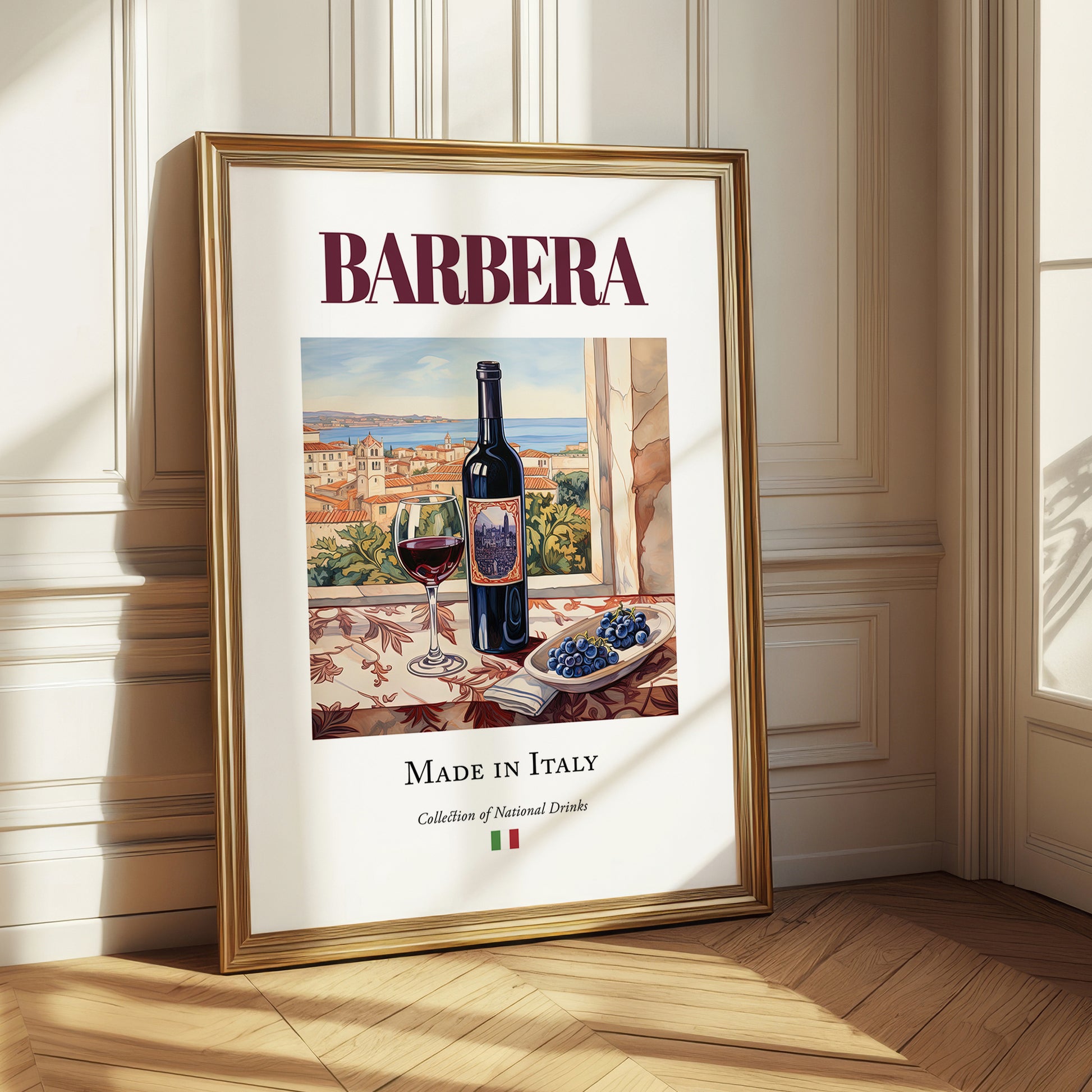 Barbera – Italian Red Wine, Vinoteca Poster