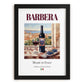 Barbera – Italian Red Wine, Vinoteca Poster, in sleek black frame
