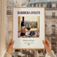Barbera d'Asti – Italian Red Wine, Wine Bar Wall Art, styled in a charming Paris street view