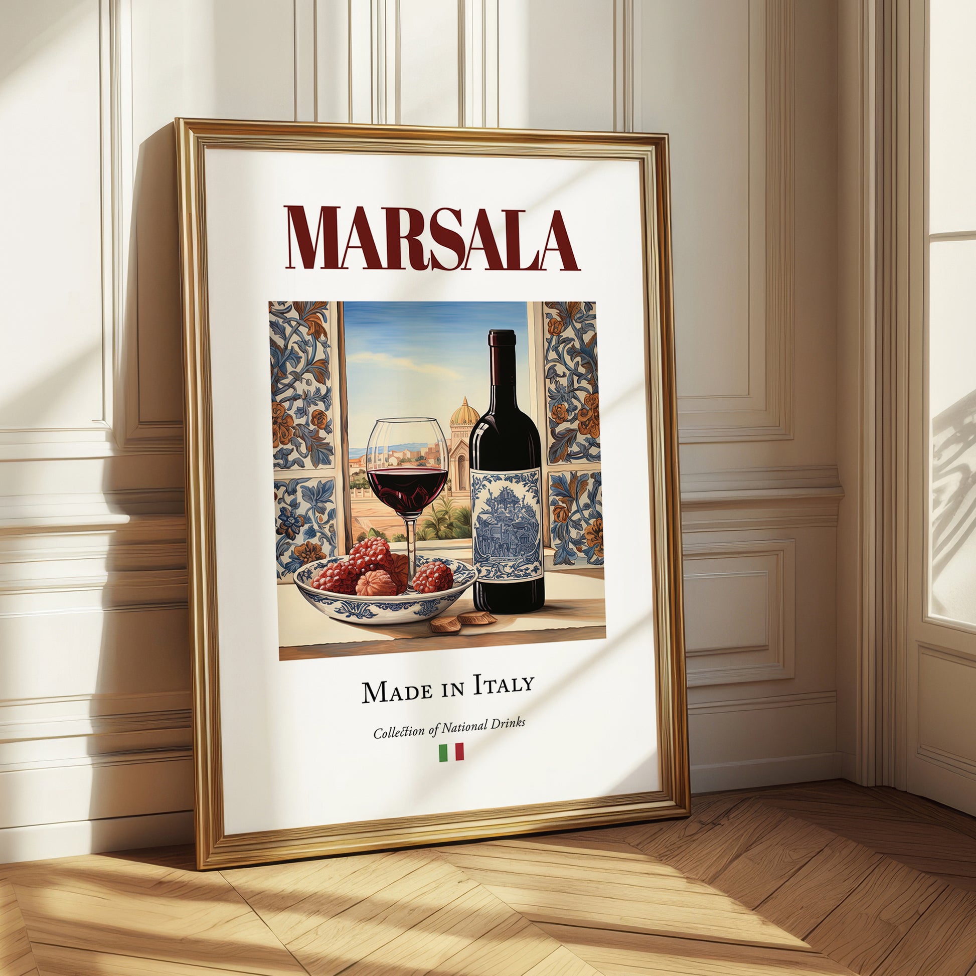 Marsala – Italian Dessert Wine, Wine Bar Poster