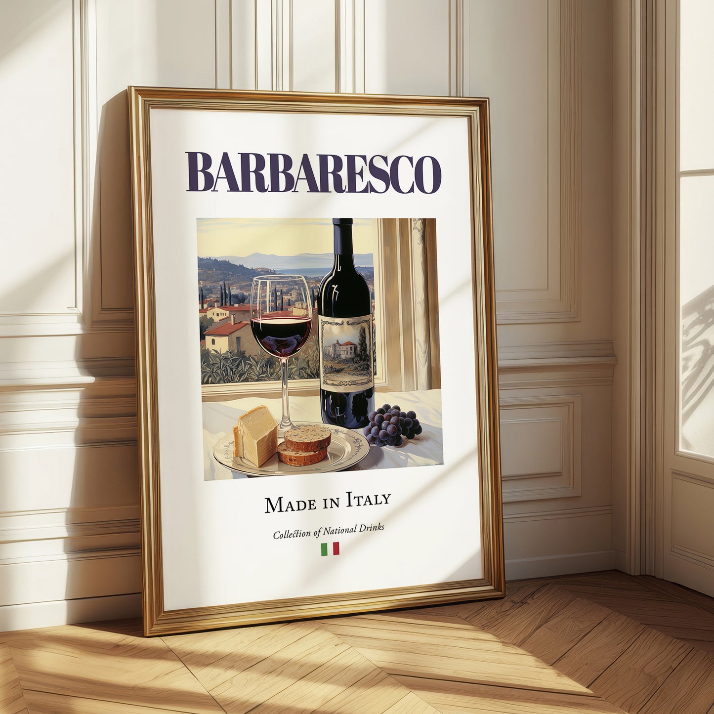 Barbaresco – Italian Red Wine, Tasting Room Print