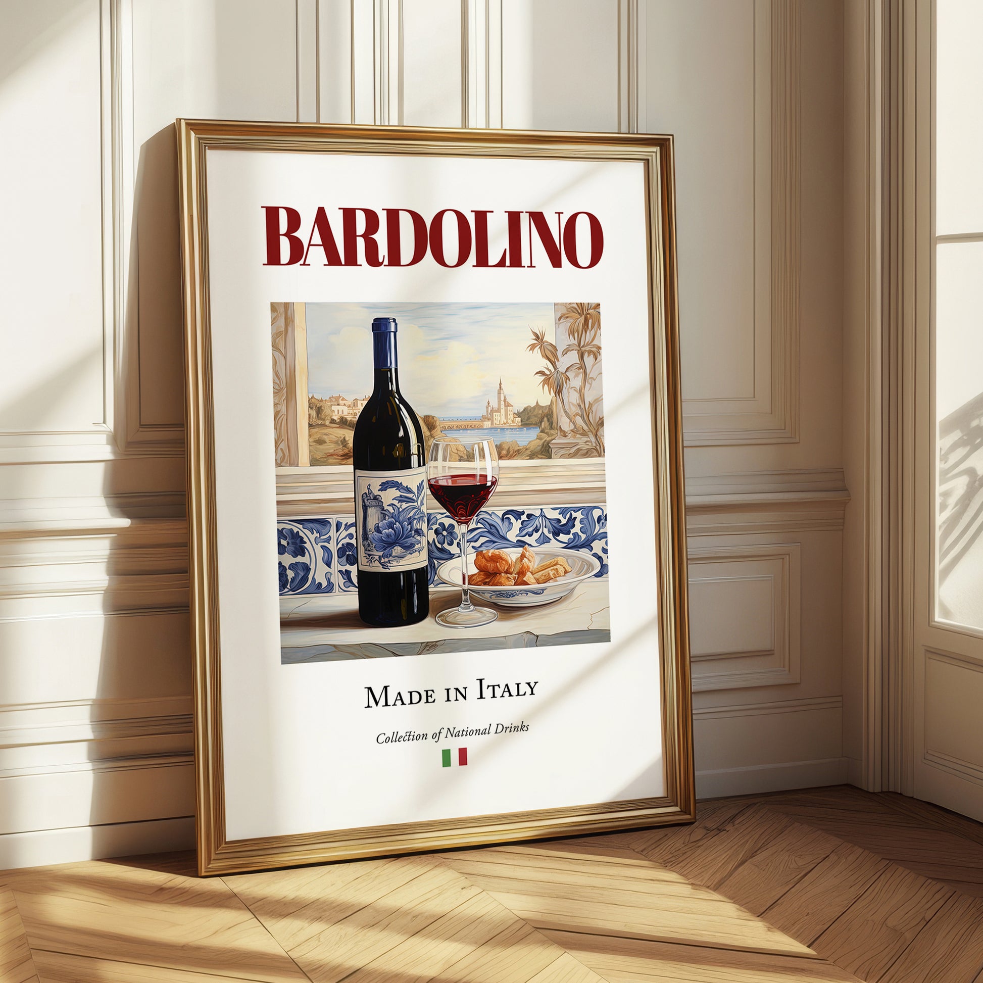 Bardolino – Italian Red Wine, Wine Bar Wall Decor
