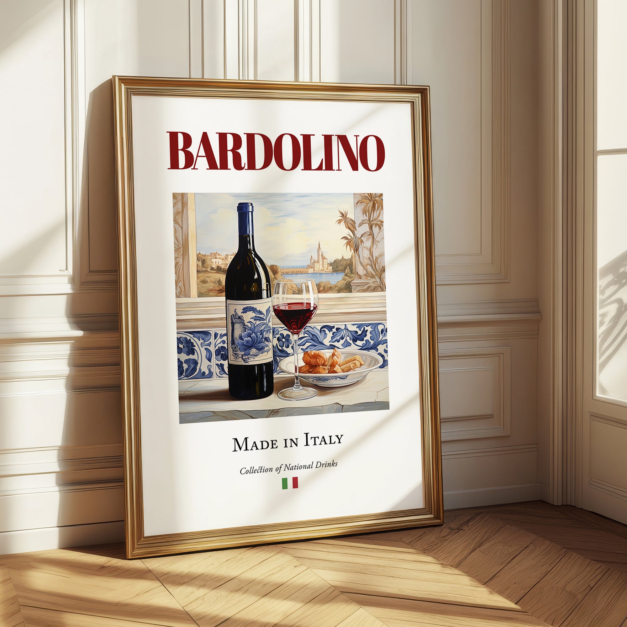 Bardolino – Italian Red Wine, Wine Bar Wall Decor