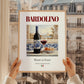 Bardolino – Italian Red Wine, Wine Bar Wall Decor, styled in a charming Paris street view