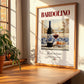 Bardolino – Italian Red Wine, Wine Bar Wall Decor, no-text version framed in wood