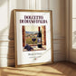 Dolcetto di Diano d’Alba – Italian Red Wine, Vineyard Terrace Painting