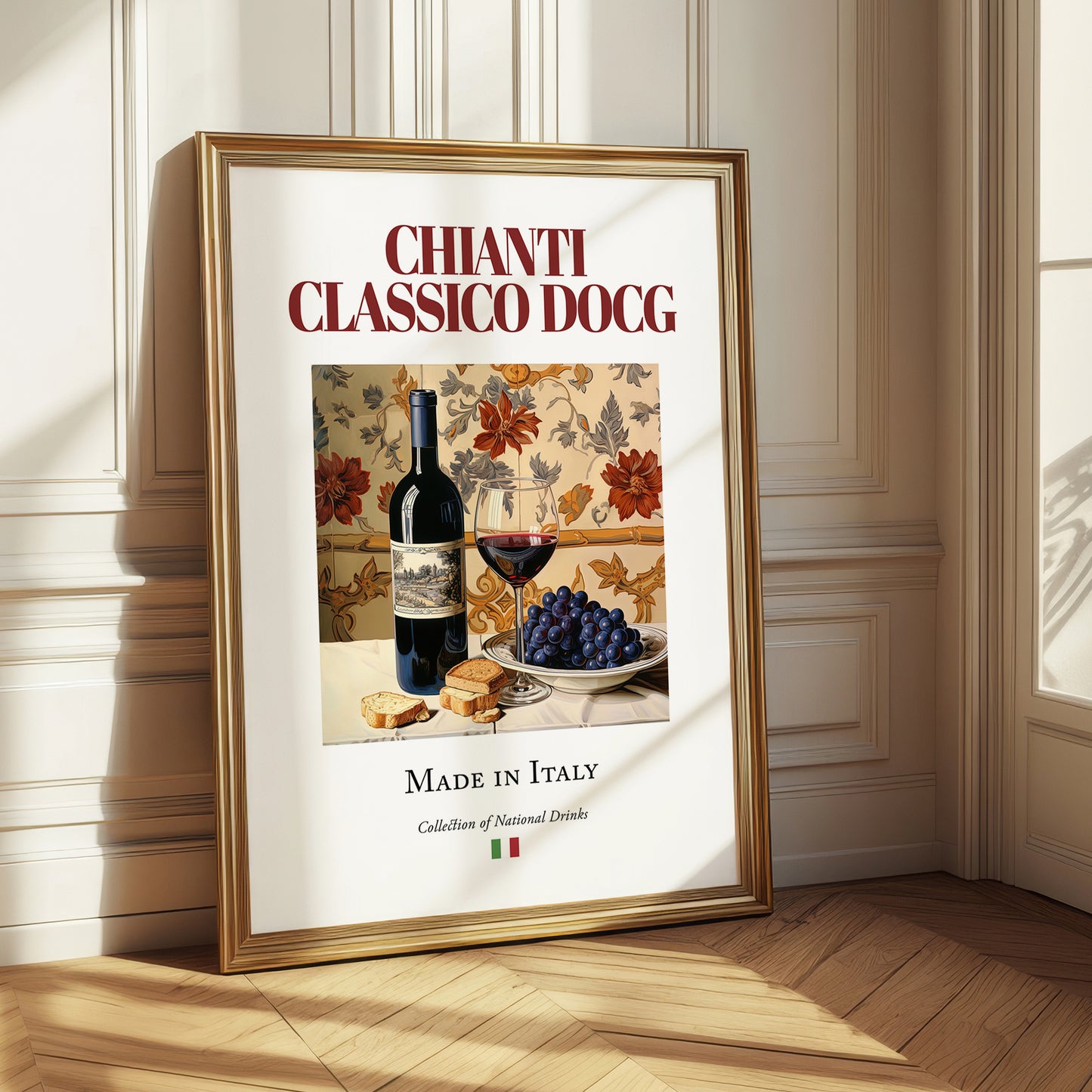 Chianti Classico DOCG – Italian Red Wine, Vinoteca Painting