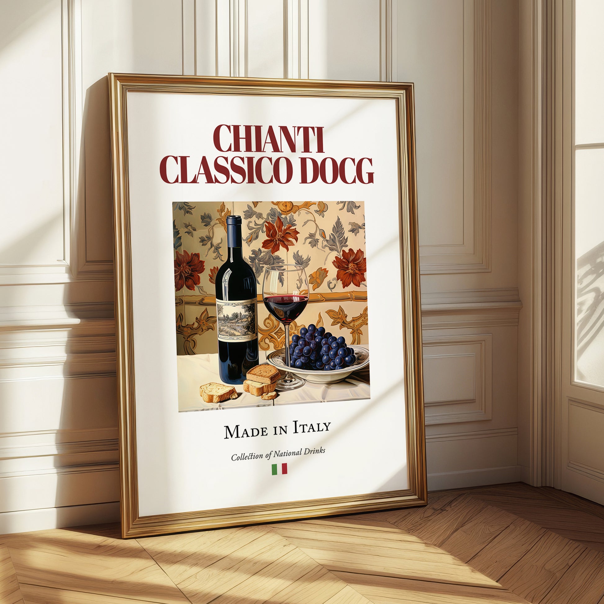 Chianti Classico DOCG – Italian Red Wine, Vinoteca Painting