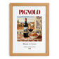 Pignolo – Italian Red Wine, Tasting Room Print, set in oak frame