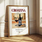 Croatina – Italian Red Wine, Vineyard Terrace Illustration
