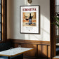 Croatina – Italian Red Wine, Vineyard Terrace Illustration, clean layout with no caption