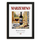 Marzemino – Italian Red Wine, Vinoteca Print, in sleek black frame