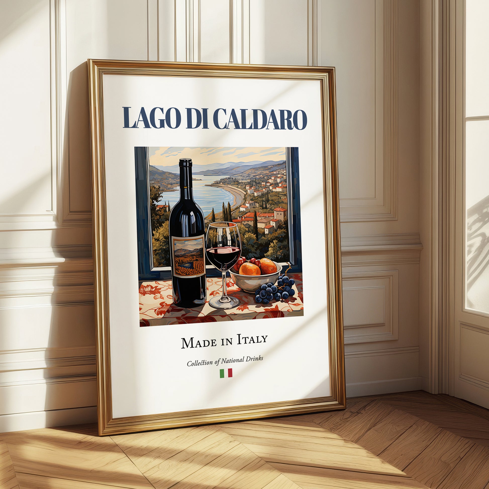 Lago di Caldaro – Italian Red Wine, Bodega Painting