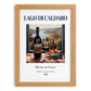 Lago di Caldaro – Italian Red Wine, Bodega Painting, set in oak frame