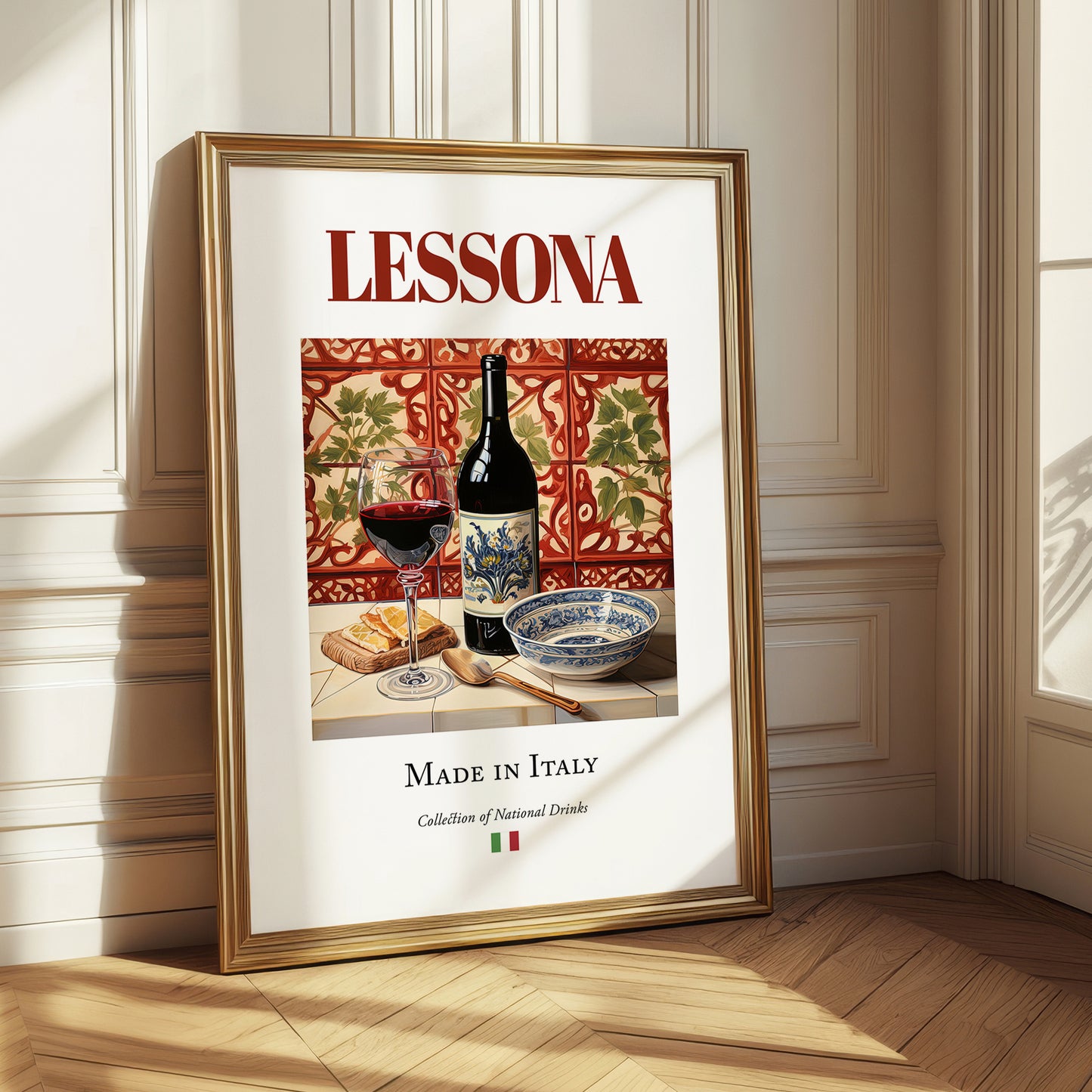 Lessona – Italian Red Wine, Bodega Poster