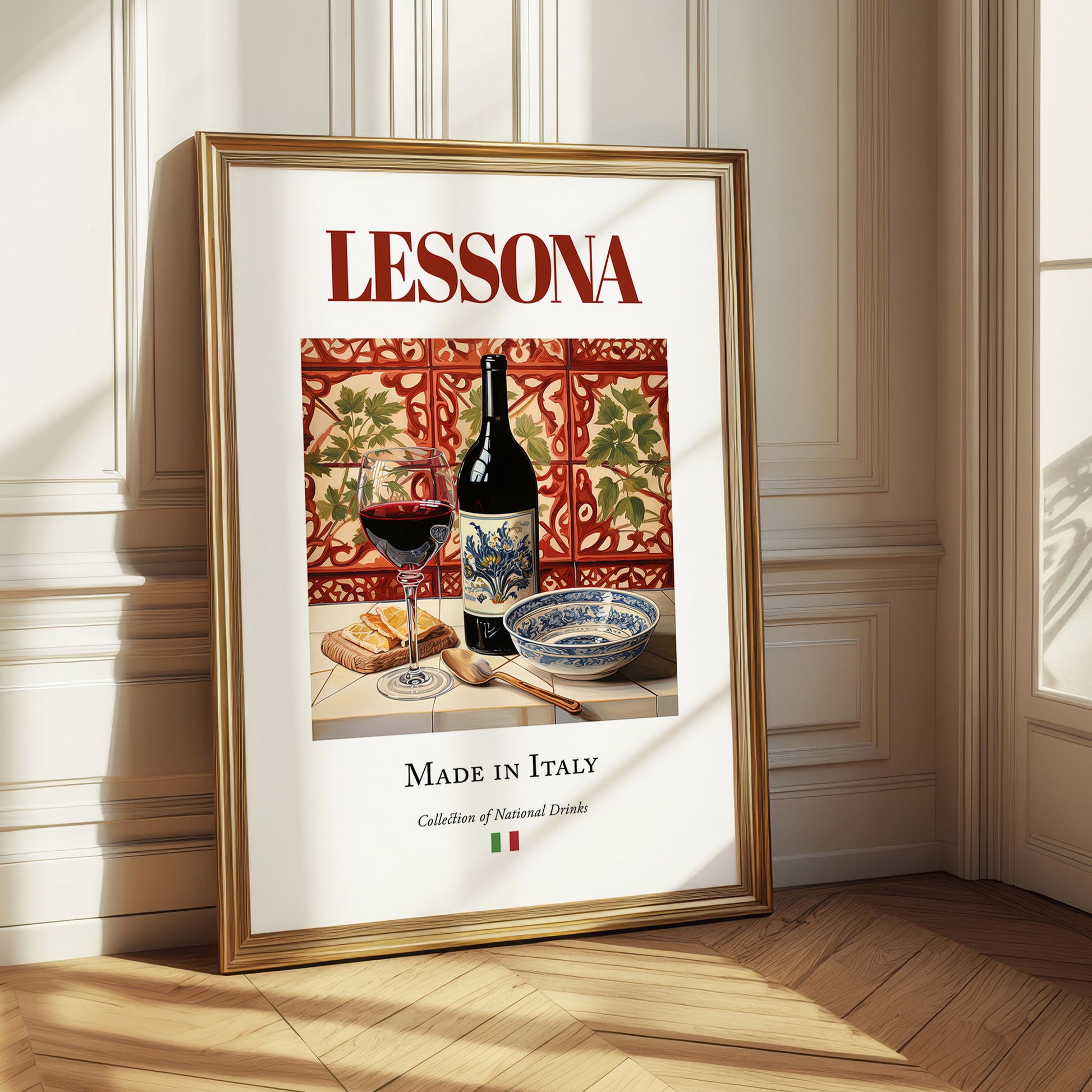 Lessona – Italian Red Wine, Bodega Poster