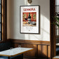 Lessona – Italian Red Wine, Bodega Poster, clean layout with no caption