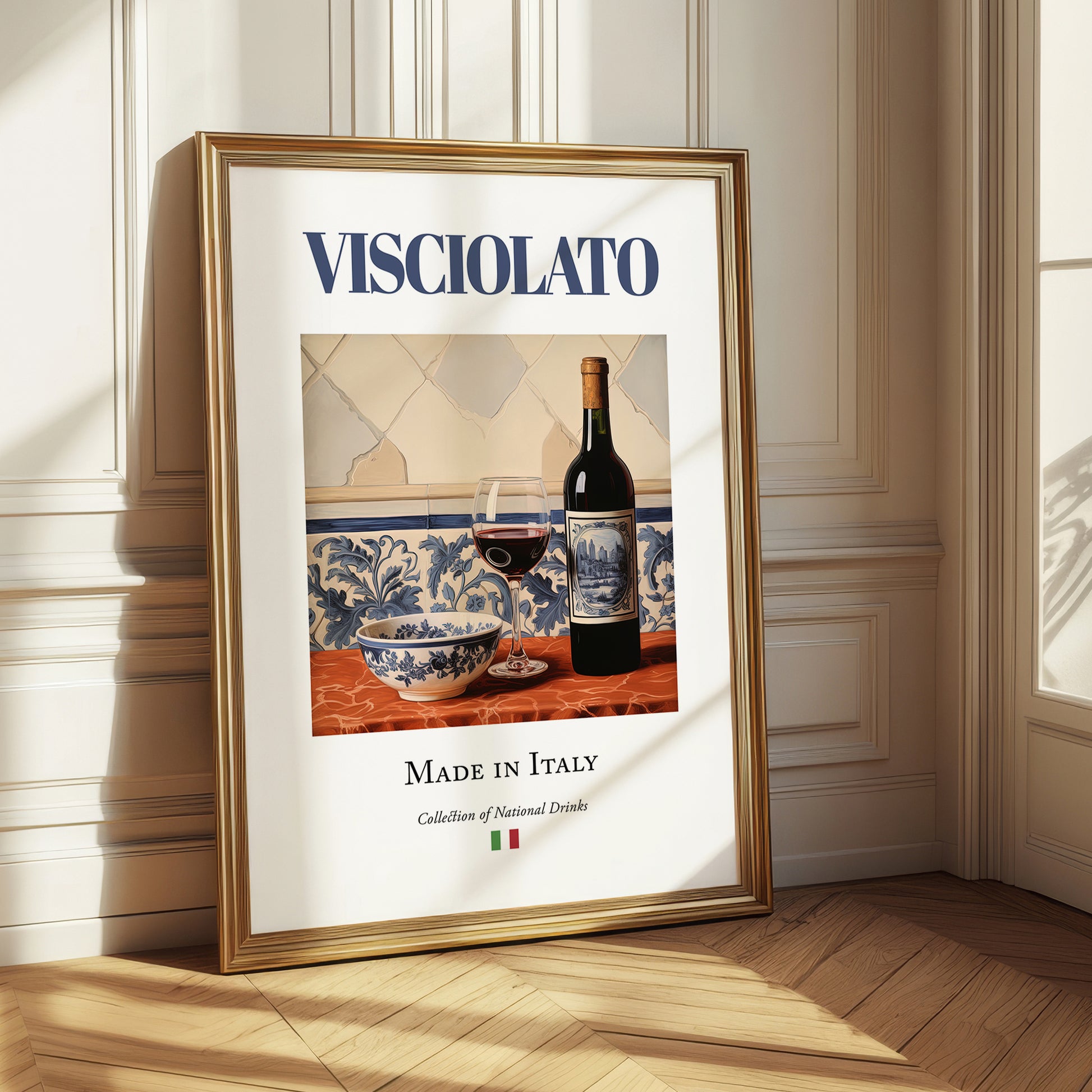 Visciolato – Italian Red Wine, Vinoteca Poster