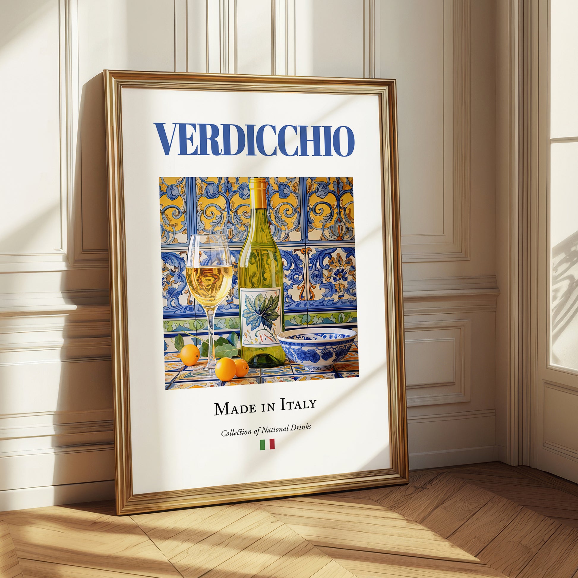 Verdicchio – Italian White Wine, Wine Bar Art