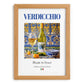 Verdicchio – Italian White Wine, Wine Bar Art, set in oak frame