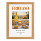 Friulano – Italian White Wine, Vinoteca Wall Art, set in oak frame