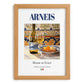 Arneis – Italian White Wine, Tasting Room Wall Art, set in oak frame