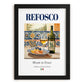 Refosco – Italian Red Wine, Wine Bar Still Life, in sleek black frame